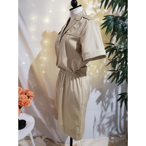 Brooks Brothers Tan Short Sleeve Mini Dress - Picture 5 of 12